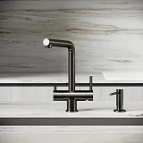 Смеситель для кухонной мойки Sancos Spin SC4015GG фото 3