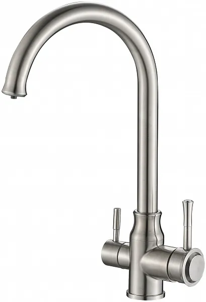 Смеситель Steel Hammer SH 763 INOX для кухонной мойки фото 1