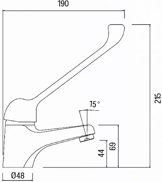Смеситель Creavit Home HM1105 для раковины фото 3
