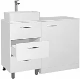 Мебель для ванной Style Line Берн 120 напольная с зеркалом с подсветкой фото 6