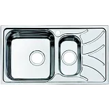 Кухонная мойка Iddis Arro ARR78 L Шелк две мойки фото 1