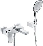 Смеситель WasserKRAFT Aller WHITE 1061W для ванны с душем фото 1
