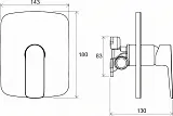 Смеситель Ravak Classic CL 066.00 X070089 для душа с внутренней частью фото 3