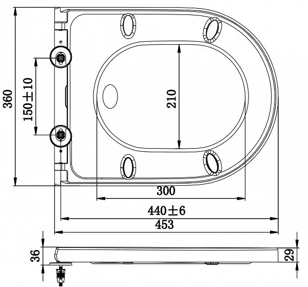 Крышка-сиденье Lavinia Boho 33290410 с микролифтом фото 4