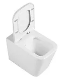 Унитаз приставной Iberica Blanca Toledo Alto IB.TLA.331.1B1 безоободковый с микролифтом фото 11
