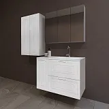 Тумба с раковиной Style Line Альба 90 подвесная или напольная правая фото 10