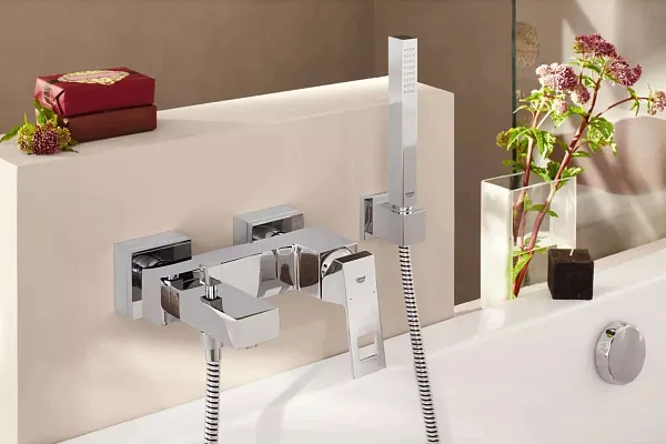 Смеситель Grohe Eurocube 23141000 для ванны с душем фото 4