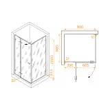 Душевой уголок RGW Stilvoll 353204009-210 фото 4