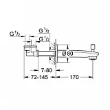 Излив Grohe Eurostyle Cosmopolitan 13277002 для ванны с душем фото 2