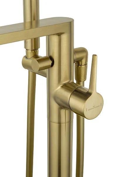 Смеситель для ванны с душем Wonzon & Woghand STICK WW-88649901-BG фото 4