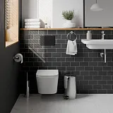 Система инсталляции Iberica Blanca Inox-O IB.001M.812 с клавишей смыва черной матовой и шумоизоляцией фото 2