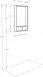 Зеркало Акватон Йорк 50x85 см 1A170002YOAY0 фото 4
