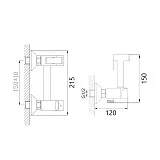 Гигиенический душ Maretti Project Black PB30RN69 фото 3