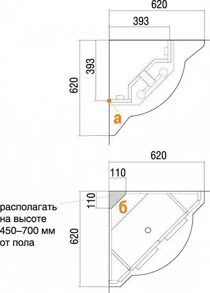 Мебельная раковина Акватон Сергей 65 1A700131SR010 фото 5