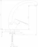 Смеситель Decoroom DR39 DR39021 для кухонной мойки фото 2