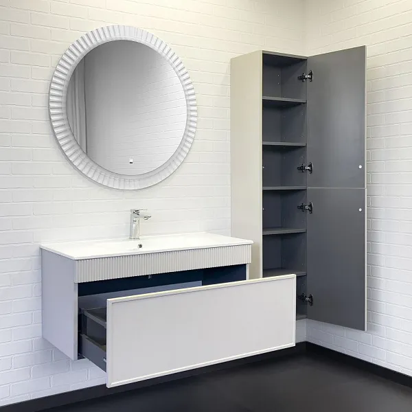 Зеркало Comforty Мадрид 90x90 00-00014166CF с подсветкой фото 3