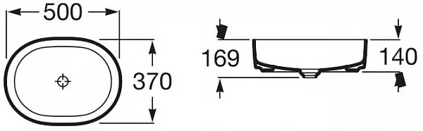 Раковина Roca Inspira round 50 см 327520000 фото 4