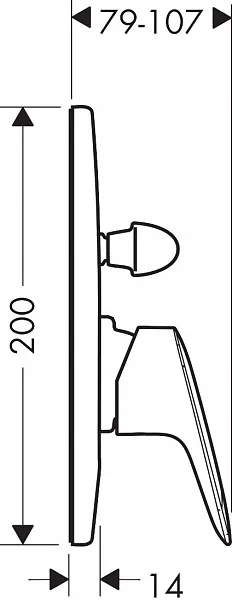 Смеситель Hansgrohe Logis 71406000 для ванны с душем фото 2