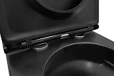 Унитаз Azario Grado AZ-0046-UQ1-MB подвесной безободковый с сиденьем микролифт фото 8