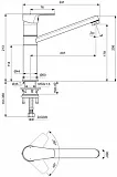 Смеситель Ideal Standard Cerafine D BC495AA для кухонной мойки фото 3