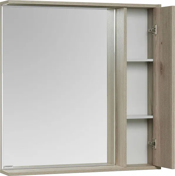 Зеркало Акватон Стоун 80x83 см 1A228302SX850 правое с подсветкой фото 2