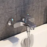 Смеситель Iddis Stone STOSB00i02WA для ванны с душем фото 7