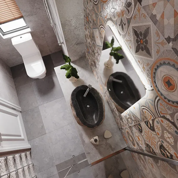 Зеркало Mixline Алон радиус 70x50 4620077046815 с подсветкой фото 4