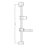 Душевая штанга Haiba HB8005 фото 3