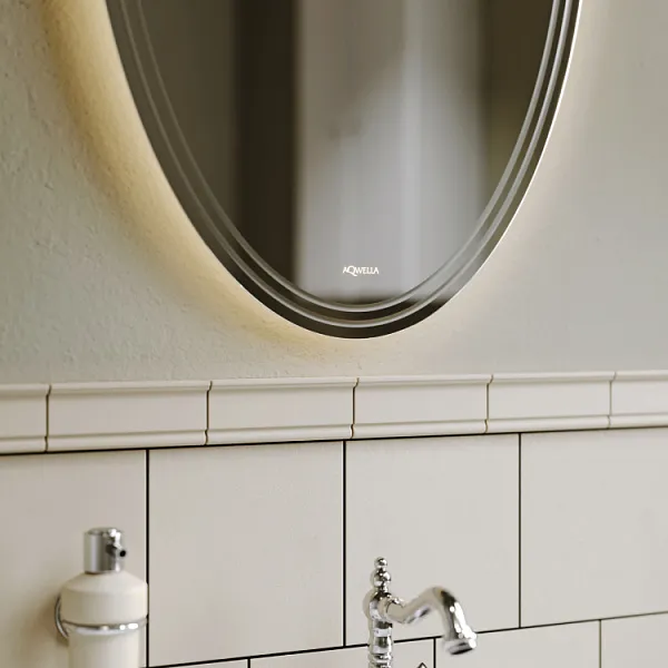 Зеркало Aqwella Orion 55x100 OR0255H с подсветкой фото 2
