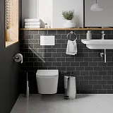 Система инсталляции Iberica Blanca Inox-O IB001.811 с клавишей смыва белой матовой и шумоизоляцией фото 2
