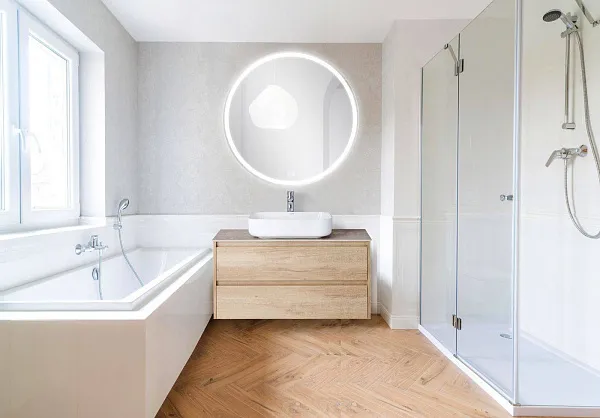 Зеркало BelBagno Rng 100x100 SPC-RNG-1000-LED-TCH-WARM с подсветкой фото 8