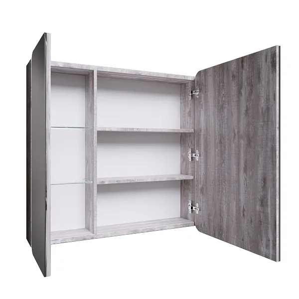 Зеркало-шкаф Grossman Талис 70x75 правая с подсветкой фото 1