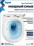 Унитаз подвесной Teymi Milana W01828 подвесной безободковый с микролифтом фото 2