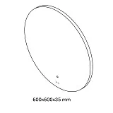 Зеркало AM.PM X-Joy 60x60 M85MOX40601S с подсветкой фото 10