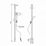 Душевой гарнитур PAINI Torino TRCR121 фото 3