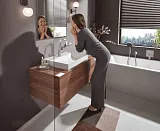 Смеситель Hansgrohe Vivenis 75415000 для ванны с душем внешняя часть фото 2