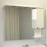 Зеркало Comforty Севилья 100x80 00003132628CF правая с подсветкой с полочкой фото 1