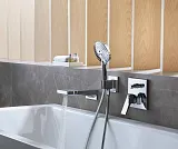 Смеситель Hansgrohe Metropol 32546000 для ванны с душем с внутренней частью фото 2