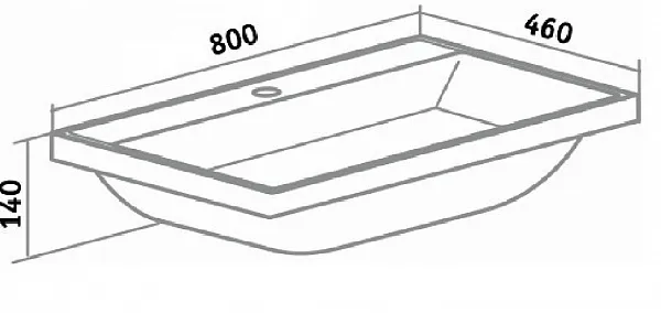 Мебель для ванной Runo Олимпия 80 напольная/подвесная правая фото 5