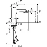 Смеситель Hansgrohe Metropol 32520700 для биде фото 2