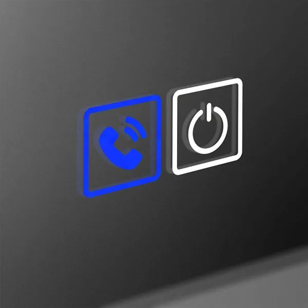 Зеркало BelBagno 70x70 SPC-RNG-700-LED-TCH-PHONE с подсветкой фото 4