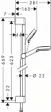 Комплект смесителей Hansgrohe Logis E 71178000/71415000/26532400 3 в 1 фото 7
