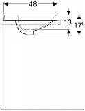 Раковина Geberit VariForm 60 см 500.726.01.2 фото 4