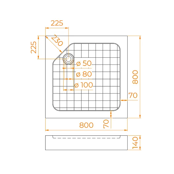 Душевой поддон RGW SMC 57350188-01U фото 6