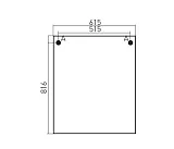 Зеркало Mixline Диамант 81,60x61,50 4640030868070 с полочкой фото 3