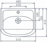 Раковина СаНта Уют 51 см Уют50 фото 6