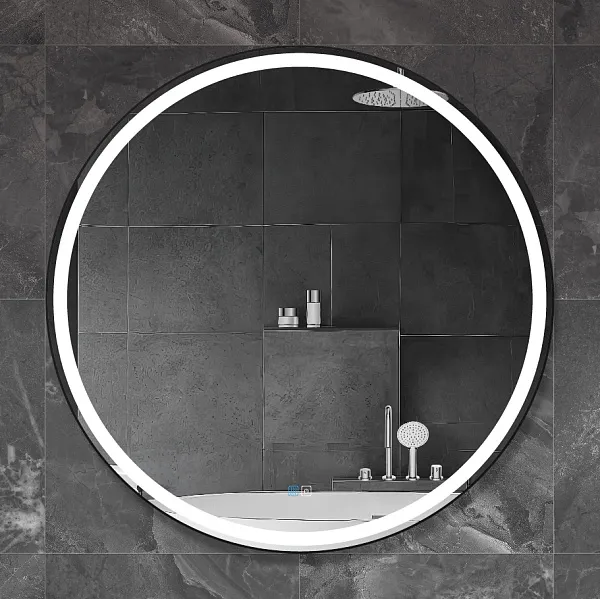 Зеркало Cezares Cadro 90x90 CZR-SPC-CADRO-900-LED-TCH-WARM с подсветкой c подогревом фото 2