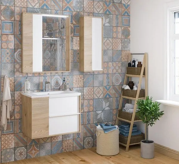 Зеркало Акватон Бостон 60x85 см 1A240202BN010 левое с подсветкой фото 5