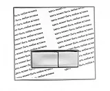 Кнопка смыва beWash Vago 500RZVP0500SEF000001 свободная вставка/хром фото 1