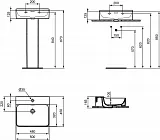Раковина Ideal Standard Conca 50 см T369001 фото 9